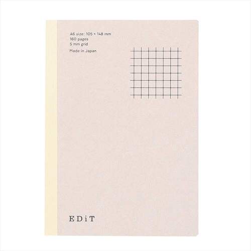 マークス（MARK'S）　手帳用紙を使ったノート　A6　5mm方眼罫