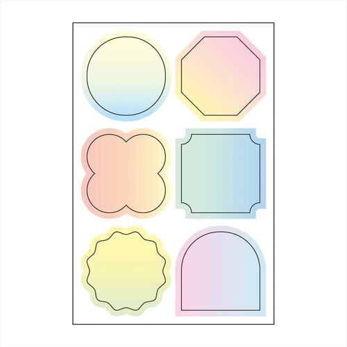 マークス（MARK'S） 水性ペンで書けるマスキングテープ シートデコ MST