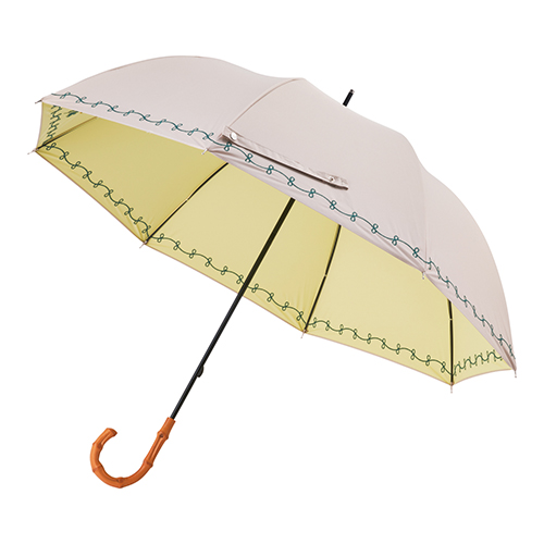 エスタ（estaa）　BTS-Deco　ロング　ミモザ刺繍　ベージュ