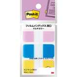 3M ポストイット フィルムインデックス 厚口 マルチカラー 686MC