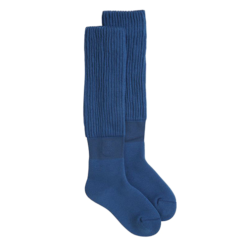 靴下サプリ まるでこたつソックス メンズ 25～27cm アッシュブルー