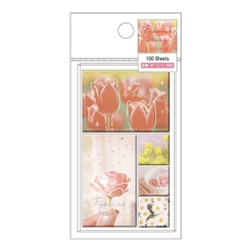 カミオジャパン Frames Story トレペ付箋 25 Flower ノート メモ 付箋紙 東急ハンズネットストア