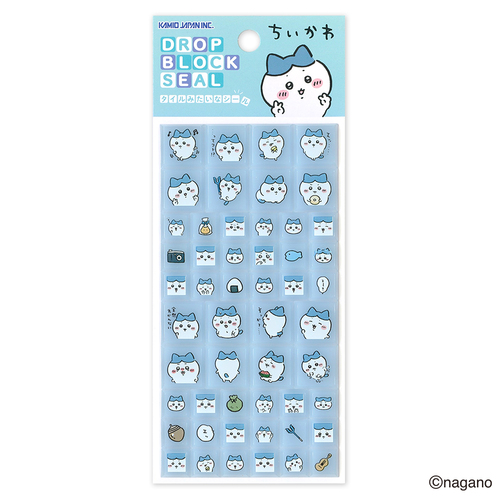 カミオジャパン ちいかわ ドロップブロックシール ハチワレ｜【ハンズ