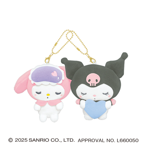 クラックス ニコぬいキーホルダー 129862 イメロディ＆クロミ むにゃっ