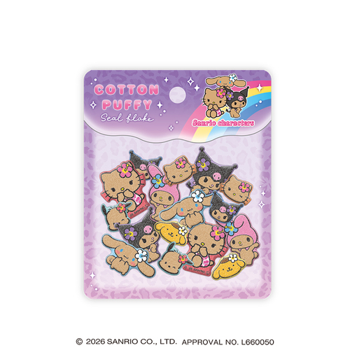 クラックス コットンパフィーシールフレーク 139406 サンリオ