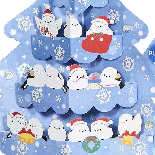 地味なクリスマス・カラーのタミーちゃんよ THE TIME, | 🐣🐣🐣 ＼シマエナガちゃん一家🏠 クリスマスver