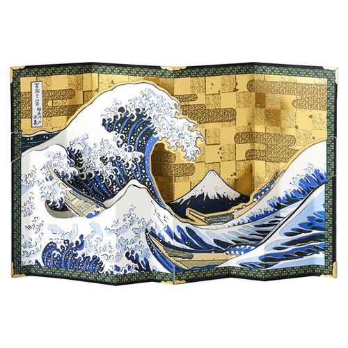 サンリオ 多目的 金びょうぶ 神奈川沖浪裏 453773｜【ハンズネットストア】