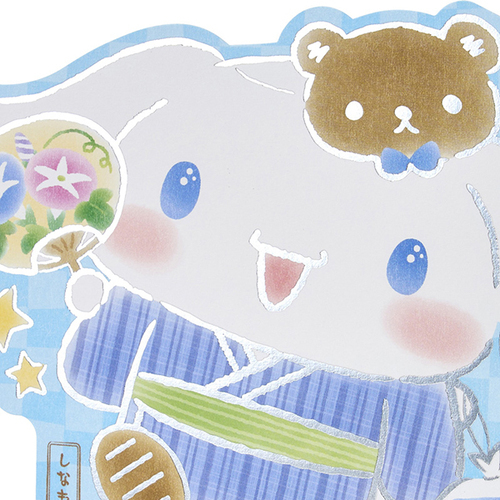 ♥水色浴衣ドレス 帯付き♥シナモン サンリオ 水色 ギャル 天使 浴衣人気NO.3】浴衣4点セット水色×ホワイトフラワー B1