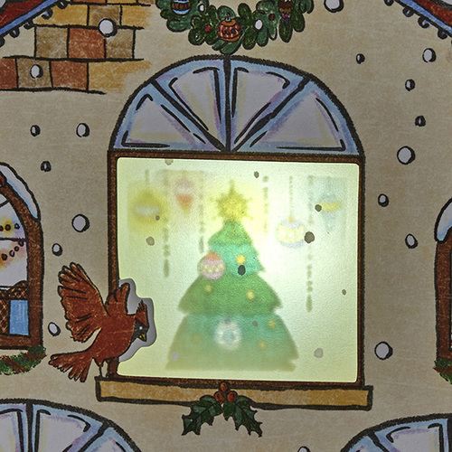 クリスマス】 サンリオ ライト＆メロディー 家に三つの窓 898775