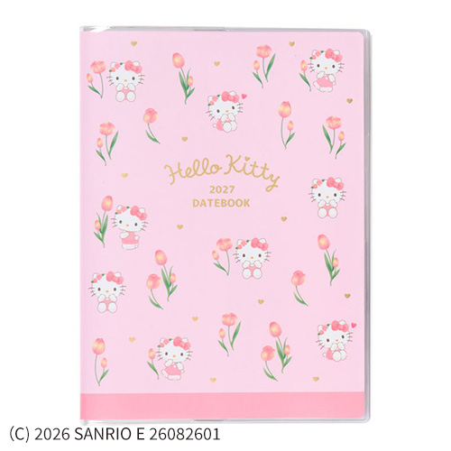 【新品未開封】サンリオ　ハローキティ　スケジュールBOOK 薔薇　レトロ 2026年10月始まり】 サンリオ デイトブック A5 マンスリーブロック