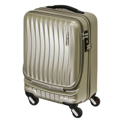 フリクエンター クラム アドバンス ストッパー付4輪キャリー 前開き 1 216 シャンパンゴールド 34l スーツケース 旅行かばん スーツケース 東急ハンズネットストア
