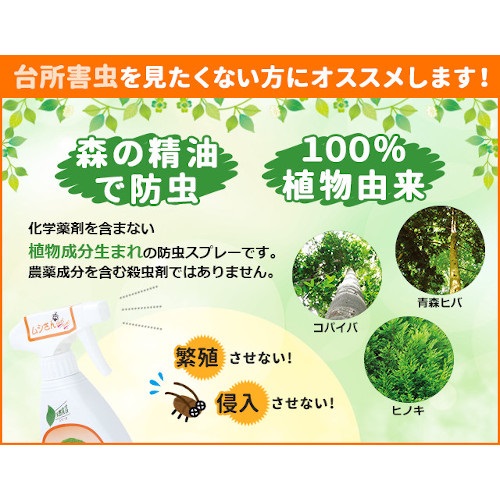 生活アートクラブ ムシさんバイバイ 250ml 殺虫剤 防虫剤 忌避剤 東急ハンズネットストア