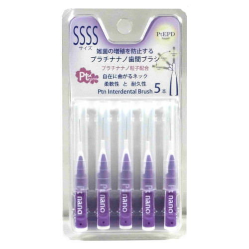 【クリックで詳細表示】PtEPD プラチナナノ歯間ブラシ SSSS