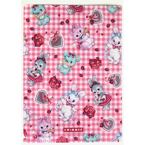 S＆C スイマー（SWIMMER） A5ポケットクリアファイル MMR110 動物