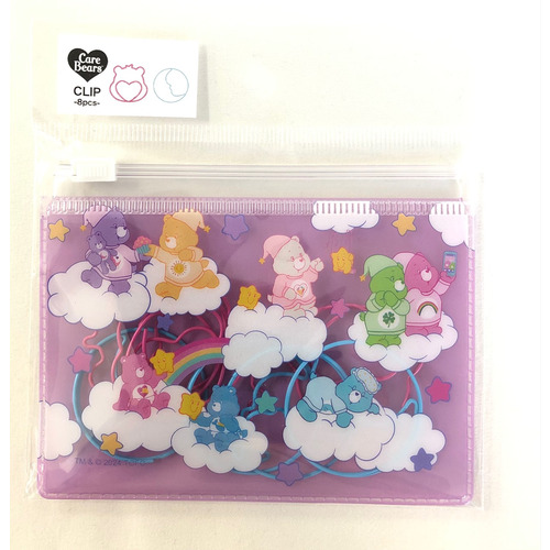 S＆C ケアベア（Care Bear） ゼムクリップ(ケース入り) ピンク