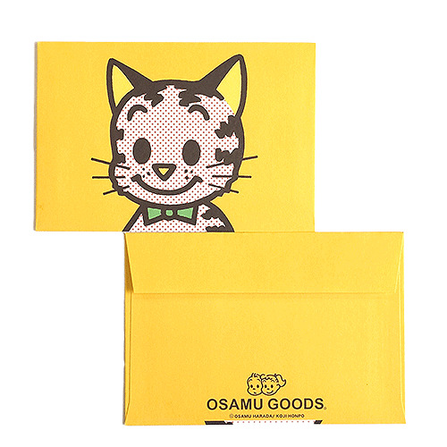 S＆C オサムグッズ ダイカットミニレター 手渡し手紙セット キャット