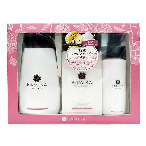 KAMIKAシャンプー2本セットローズ&ウッドの香り カミカ（KAMIKA） クワイエットローズ＆ウッドギフト｜【ハンズ