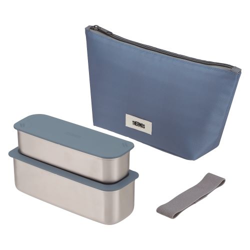 サーモス（THERMOS） フレッシュランチボックス DSA－605W グレー