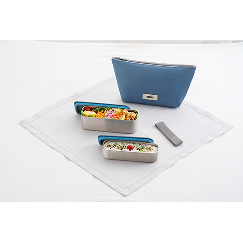 サーモス（THERMOS） フレッシュランチボックス DSA－605W グレー