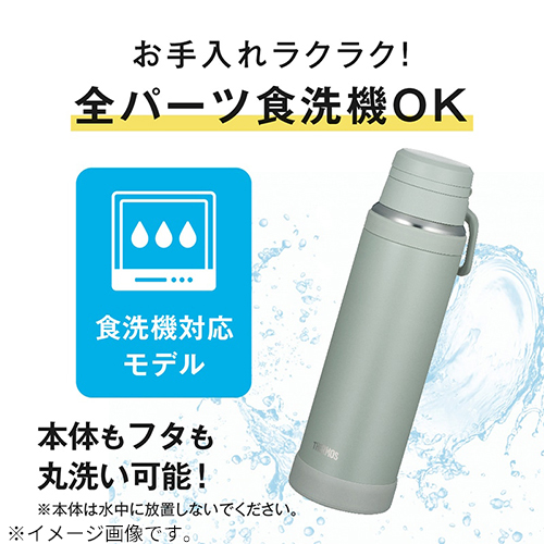 サーモス（THERMOS） 真空断熱ケータイマグ 1L JOY－1000 チャコール