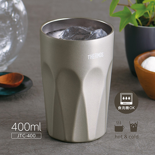 サーモス（THERMOS） 真空断熱タンブラー JTC－400CG シャンパン