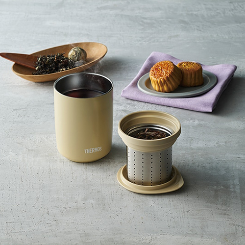 サーモス（THERMOS） 真空断熱ティータンブラー JTB－400FI サンド