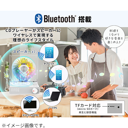 ダイニチ電子 縦型CDプレーヤー ホワイト｜【ハンズネットストア】