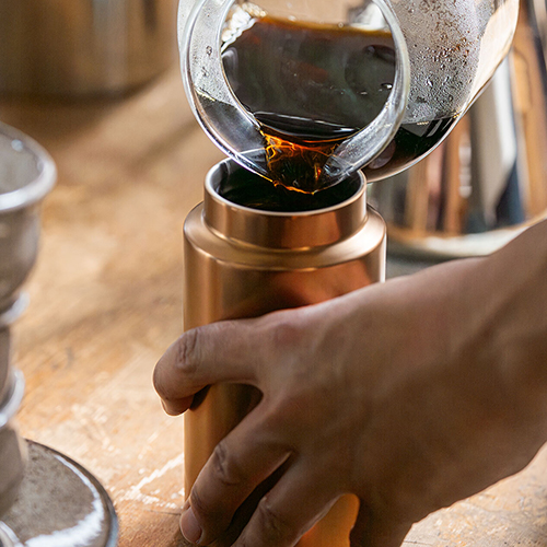 リバーズ（RIVERS） ドリンクボトル モク コーヒー 350mL カッパー