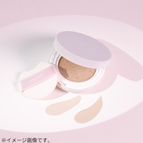 【5個セット】ユーピンク　カバーアンドグロウクッション　01ライトベージュ カバー&グロウクッション 01 ライトベージュ / upink(ユーピンク