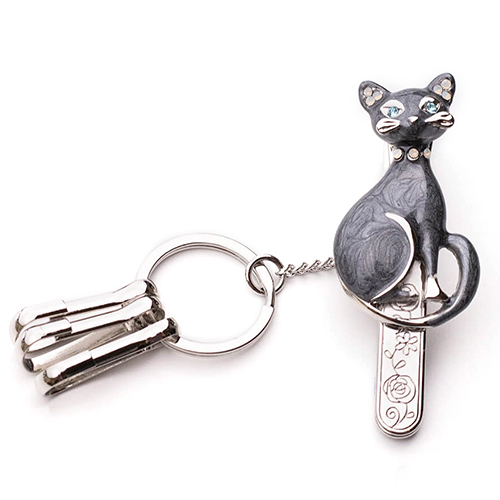 スリーカラット（3carat） バッグキークリップ CL-106 グレー