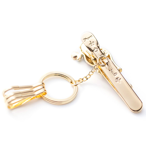 スリーカラット（3carat） バッグキークリップ CL-158 イエロー