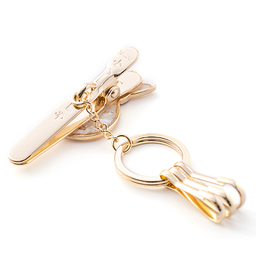 スリーカラット（3carat） バッグキークリップ CL-162 ホワイト