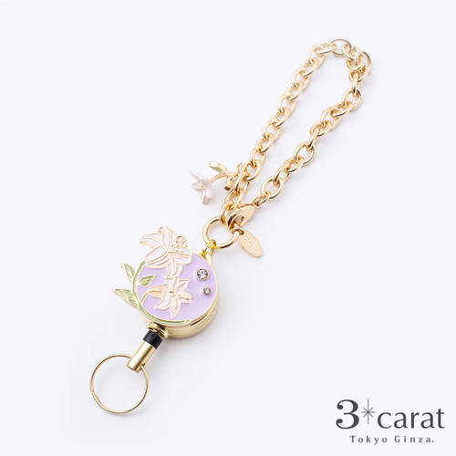 スリーカラット（3carat） リールキーホルダー RKF-005 フラワー
