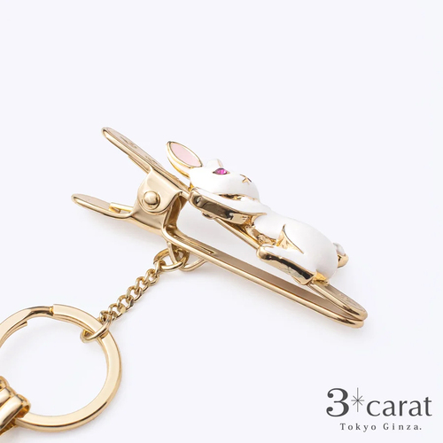 スリーカラット（3carat） バッグキークリップ CL-197WHT しがみつき