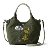 ムーミン（MOOMIN） 刺繍デザインの2wayバッグ RMPK-02 グレー