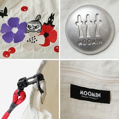 ムーミン ムーミン（MOOMIN） 刺繍デザインの2wayバッグ RMPK-02 アッシュ