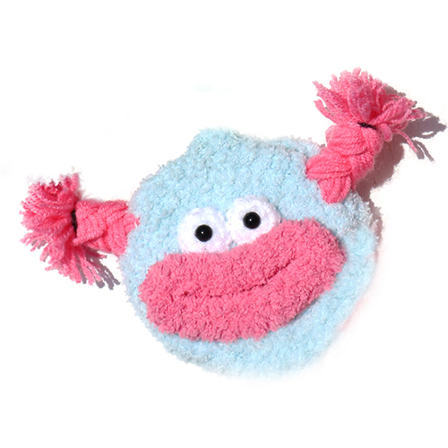 ゴッツマフィンヘッジホッグ13インチピンクのベロアの足付きパジャマにニット帽とおしゃぶりを被ったハゲ頭のソフトボディベビードール年齢18ヶ月以上