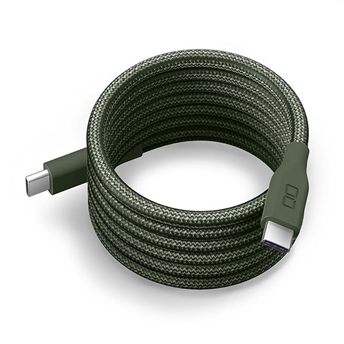 シーアイオー（CIO） SPIRAL CABLE モスグリーン｜【ハンズネットストア】