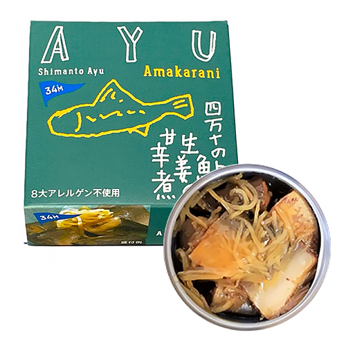 食欲の秋にまっしぐら 黒潮町缶詰製作所 四万十の鮎と生姜の甘辛煮 ※軽減税率対象商品