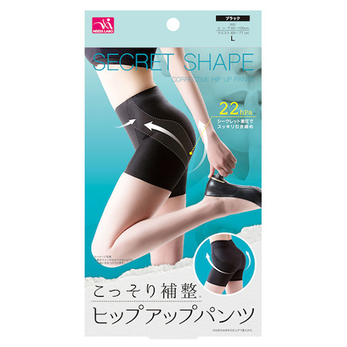ニーズ こっそり補整 ヒップアップパンツ L ブラック 下着 インナー 補整下着 東急ハンズネットストア