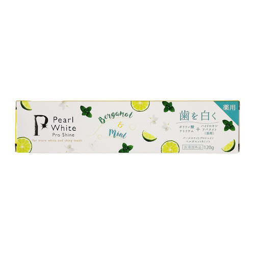 薬用パールホワイト プロシャイン ベルガモット&ミント 120g｜【ハンズ