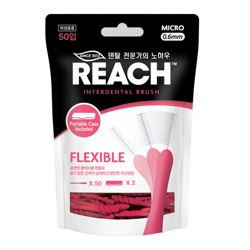 リーチ（REACH） フレキシブル 歯間ブラシ MICRO 50本入｜【ハンズ