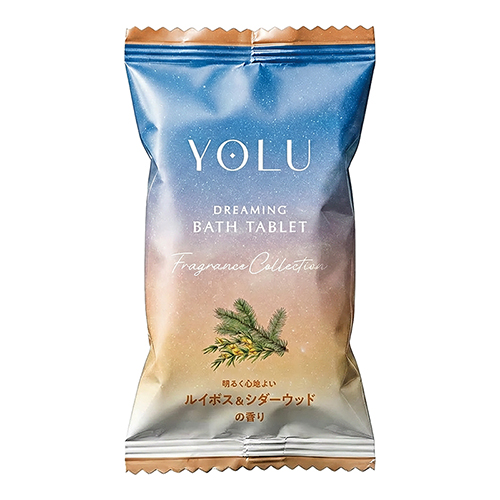 YOLU ドリーミング バスタブレット ルイボス 入浴剤　18袋 ヨル（YOLU） ドリーミング バスタブレット ルイボス＆シダーウッド 1