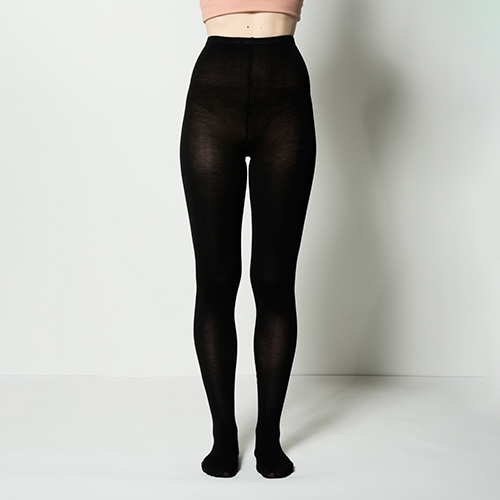 ぽかぽかカイロコットンタイツ綿100％ C01 ブラック（M－L）｜【ハンズ