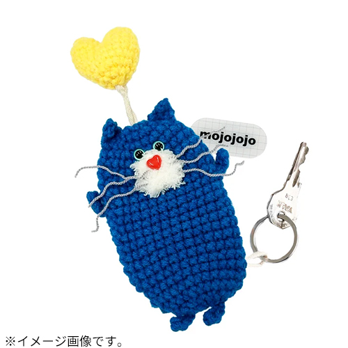 MCRNI’ × mojojojo ストラップ 毛糸のキーケース&リップケース MCRNI'×mojojojo 毛糸のキーケース ブルー｜【ハンズネットストア】