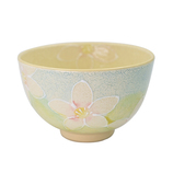美濃焼 花 抹茶碗 UM－000130SN 桃／黄｜【ハンズネットストア】