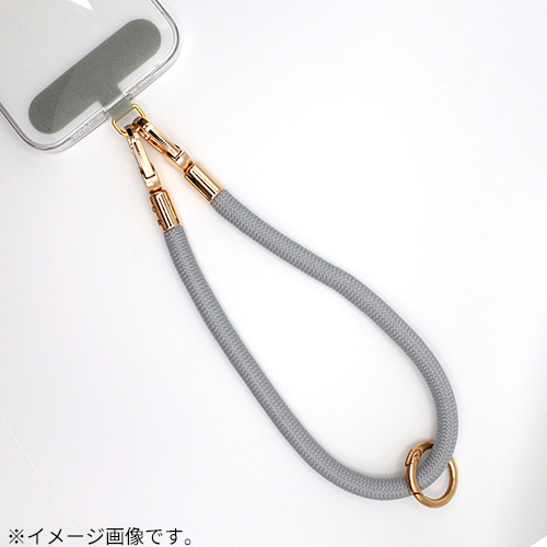 クールモバイルカンパニー スマホ用 ハンドストラップ グレー