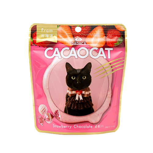 バレンタイン】 DADACA CACAOCAT ストロベリー 4個 ※軽減税率対象商品