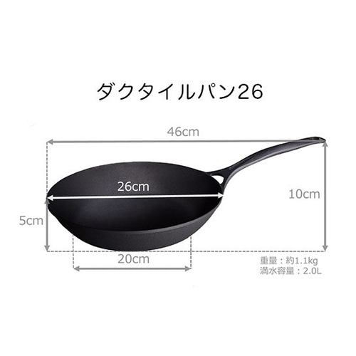岩鉄鉄器 ダクタイルパン 26cm 【店頭のみ商品】｜【ハンズネットストア】