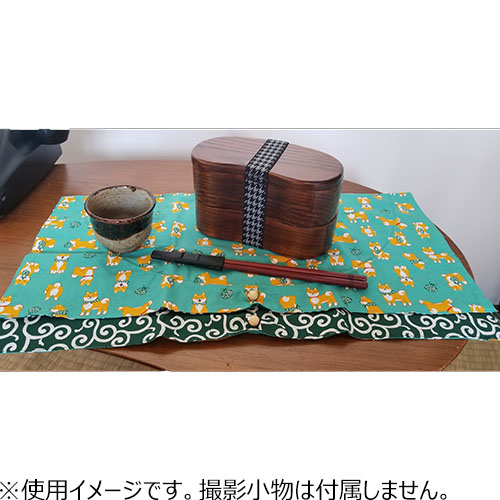 ママのアイディア工房 お弁当袋になっちゃう ランチクロス 柴犬 緑 Lサイズ お弁当箱 お弁当袋 ランチベルト 東急ハンズネットストア
